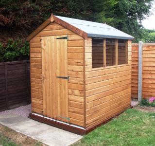 1.8m x 1.5m (6' x 5') Premier Apex Shed