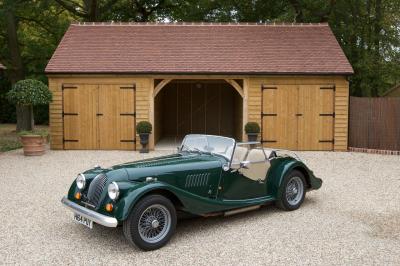 3.0m x 4.8m (10' x 16') 1 bay Carriage House with 2 no. 3.0m x 4.8m (10' x 16') attached Garages with 35° pitch plain tile roof