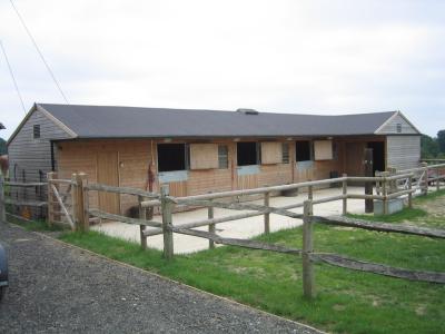 3 no. 3.6m x 3.6m (12' x 12') Loose Boxes, 6.0m x 3.6m (20' x 12') corner Hay Store and 3.0m x 3.6m (10' x 12') Tack Room