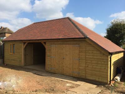 Pic 66. 3.0m x 6.0m Carriage House 3.0m x 6.0m attached Workshop and 4.2m x 6.0m attached Cart Lodge