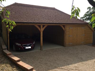 Pic 68. 5.4m x 5.4m Carriage House with 4.2m x 5.4m attached Cart Lodge