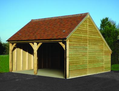 Pic 34. 5.4m x 5.4m Open Barn with plain tile roof