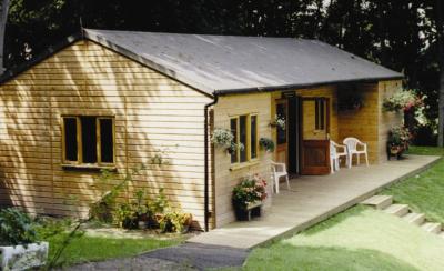 Pic 31. 12.0m x 5.4m Tennis Pavilion with 2 layer torch-on felt