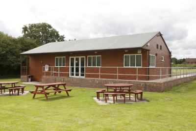 Pic 17. 12.6m x 5.4m Tennis Pavilion with 2 layer torch-on felt