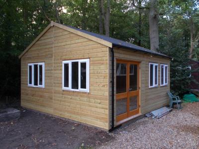 Pic 54. 5.4m x 5.4m School Music Room with 2 layer torch-on felt roof
