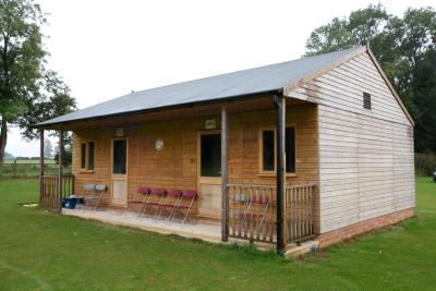 Pic 39. 9.0m x 6.0m Cricket Pavilion with 2 layer torch-on felt