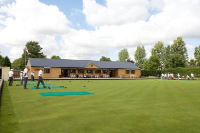 Pic 16. 30.0m x 9.0m Bowls Pavilion with slate roof