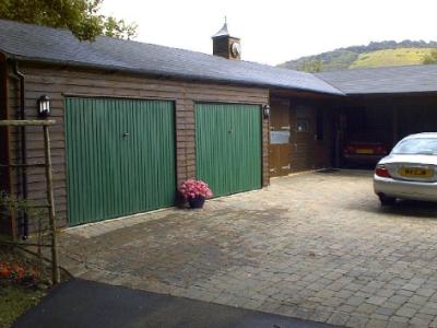Pic 12. Double Garage, Corner Loose Box and Hay Store and Clock Tower